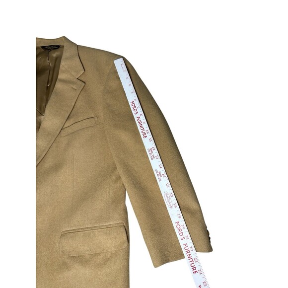 Vintage Brooks Brothers Camel Hair Sport Coat 44R Classic 2 Button Made In USA - Picture 10 of 11